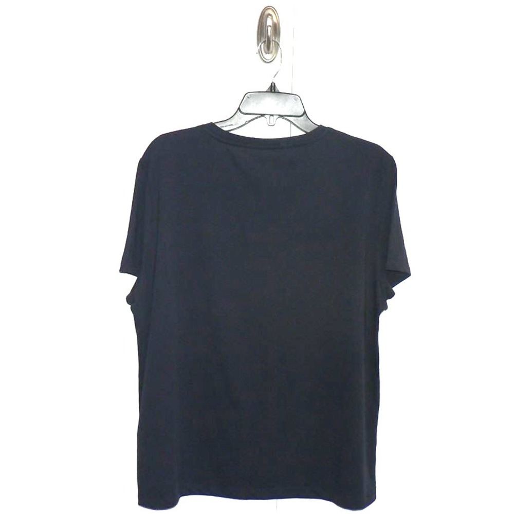 Tommy Hilfiger Women's Short Sleeve Crew Logo Cursive T-Shirt in Navy XLarge - Picture 7 of 8